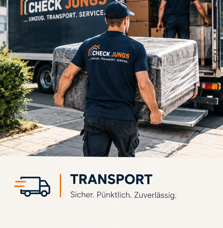 Kartons werden in einen Transporter geladen.